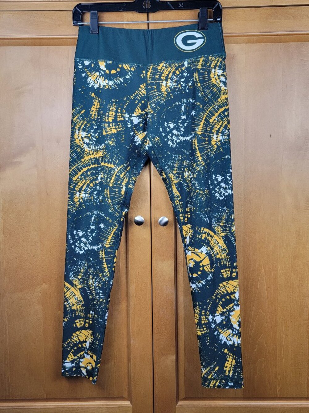 NWOT NFL Team Apparel Green Bay Packers Allover Print Leggings - M